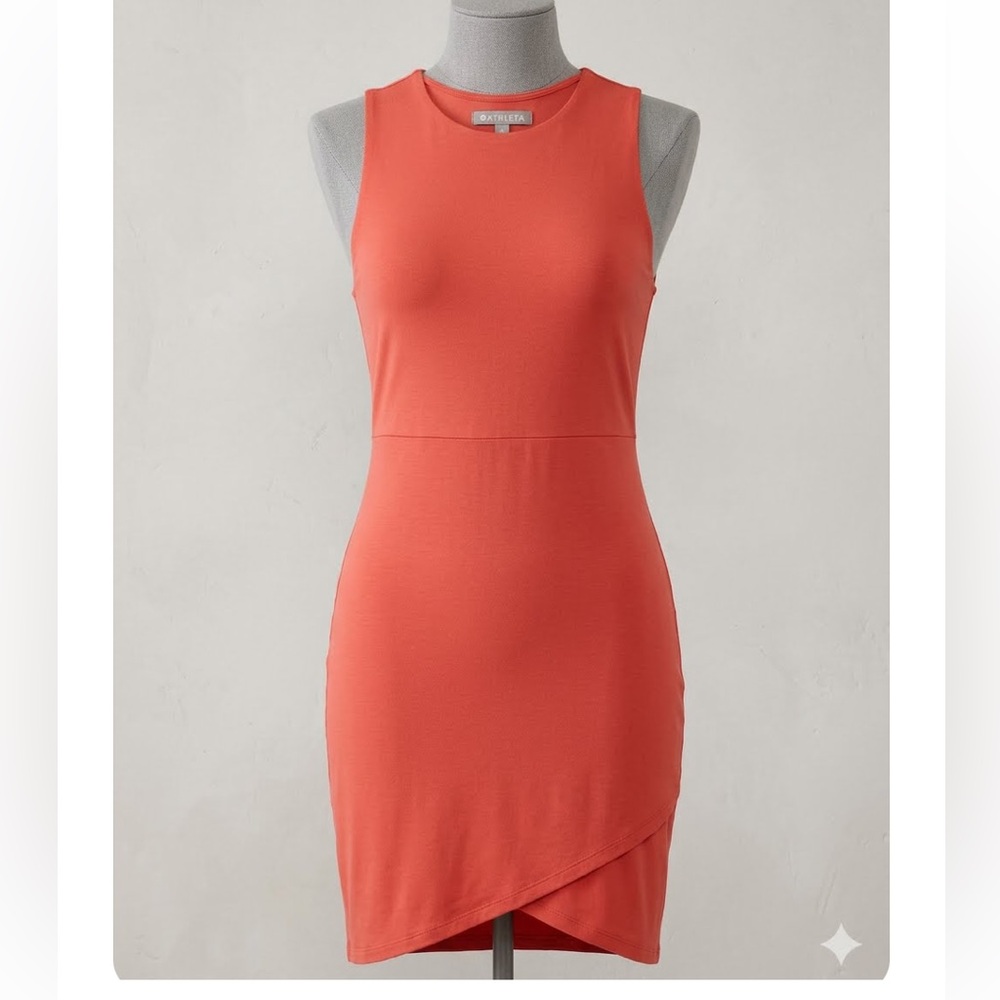 Athleta Coral Sleeveless Mini Dress size Small